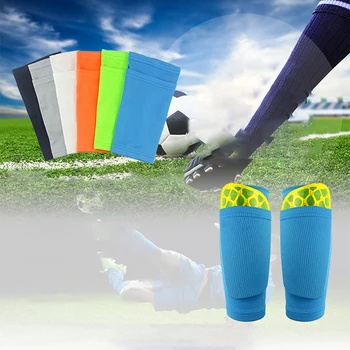 1 пара спортивных футбольных накладок для защиты голени, носок для поддержки ног, футбольный компрессионный рукав 3 размера