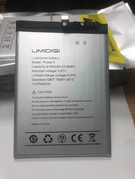 100% Оригинальный Сменный Аккумулятор Телефона 2023 6150 мАч Для Umi Umidigi POWER 5 Батарей bison X10 с Номером Отслеживания в наличии