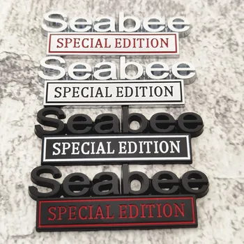 3d металлический значок Seabee Edition, эмблема, наклейка на кузов автомобиля, багажник, крыло, окно, наклейка для универсальных аксессуаров для украшения автомобиля