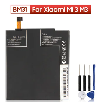 BM31 Сменный Аккумулятор Для Телефона Xiaomi Mi 3 M3 Mi3 Телефонные Батареи 3050 мАч
