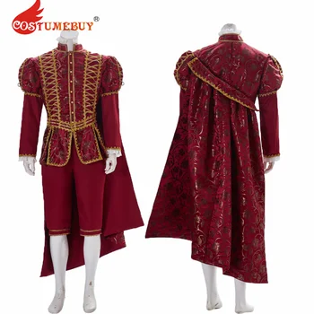 CostumeBuy Элегантный мужской костюм в викторианском колониальном стиле 18 века, средневековый костюм Марии-Антуанетты в стиле рококо в стиле барокко, полный комплект