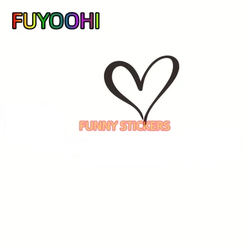 FUYOOHI Love витает в воздухе: украсьте свой автомобиль автомобильными наклейками в виде сердечек!
