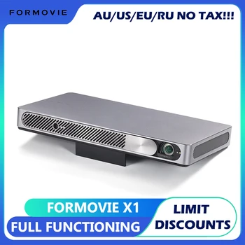Formovie X1 Лазерный Проектор Мини Карманный 1400ANSI Люмен FHD Для Домашнего Кинотеатра 1080P ALPD Smart Bluetooth Открытый Кинотеатр Для Кемпинга