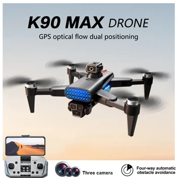 K90MAX/K10 Дрон 5G WiFi FPV Бесщеточный Двигатель GPS Возврат 360 ° Лазерное Предотвращение препятствий 4K HD Двойная Камера RC Квадрокоптер Дрон Игрушки