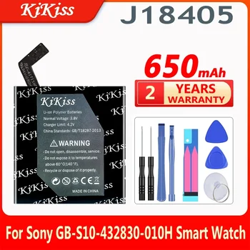 KiKiss 650 мАч J18405 Аккумулятор для Смарт-часов Sony GB-S10-432830-010H Batterie + ИНСТРУМЕНТЫ