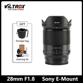VILTROX 28mm F1.8 Полнокадровый широкоугольный объектив с автоматической фокусировкой FE Mount Prime для камеры Sony E-Mount A7II A7III A7RIII A7SIII A7IIII A7IIR