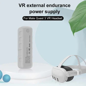 VR Power Bank 5000 мАч, аккумуляторная батарея для Mate Quest 3, гарнитура виртуальной реальности, быстрая зарядка, аккумуляторная батарея 5V 2A, аварийная зарядка, аксессуар виртуальной реальности