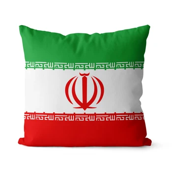 WUZIDREAM Home Decor Наволочка для подушки с флагом Ирана, украшение наволочки, Декоративная наволочка