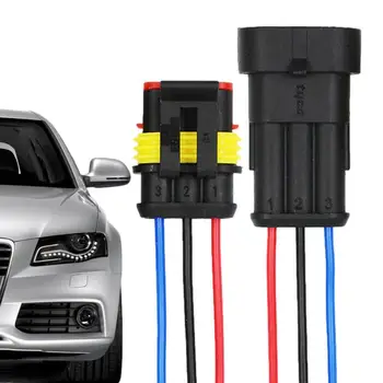 Автомобильные электрические разъемы Штекер 10 AWG Auto Wire Connectors 1/3/4/5/6-контактный жгут проводов для автомобильных