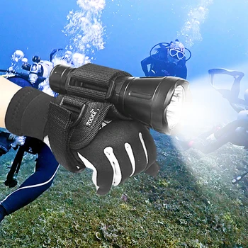 Держатель для рук, Перчатка для подводного плавания, Подводный фонарь, Светодиодный Фонарик, Аксессуары для водных видов спорта на открытом воздухе