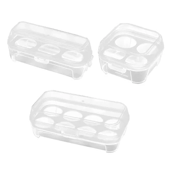 Контейнер для яиц H8WC, 3 сетки / 4 сетки / 5 Яиц, лоток для яиц, Противоударная коробка