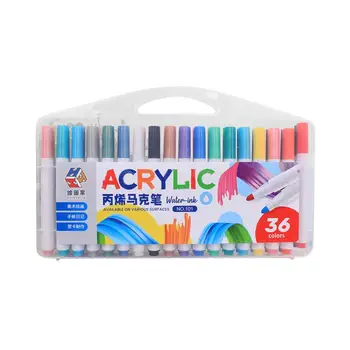 Маркеры-раскраски для детей, водонепроницаемая художественная маркерная ручка, цветные маркеры, гладкие, яркие, безопасные, набор детских маркеров-раскрасок для керамики, холста
