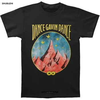 Модная мужская футболка Dance Gavin Dance Мужская Футболка Mountain Stars Мужская Хлопчатобумажная футболка