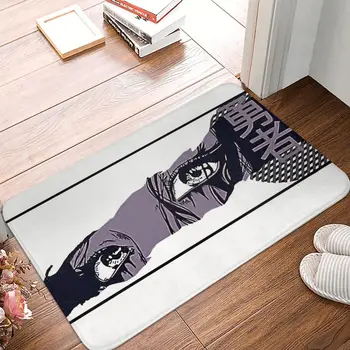 Нескользящий коврик с глазами аниме-девушки, коврик для ванной, кухонный коврик, Наружный фланелевый декоративный