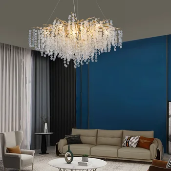 Современная люстра JMZM light роскошная хрустальная простая люстра для гостиной, столовой, спальни, украшения интерьера дома