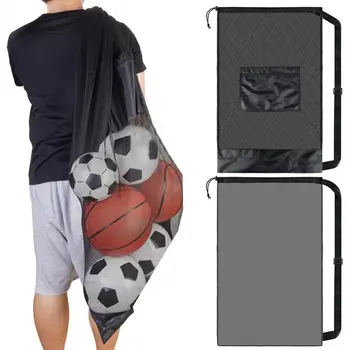 Сумка для футбольного волейбола, сумка для спортивного мяча, сумка для плавания, баскетбольный рюкзак, Регулируемая сумка для хранения на шнурке.