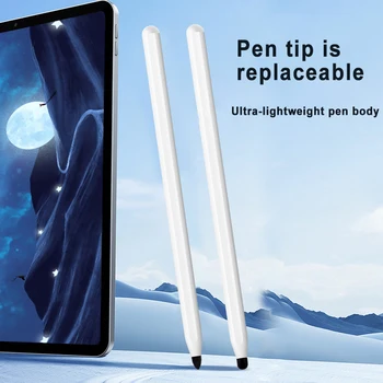 Универсальный карандаш, стилус с емкостным сенсорным экраном с двойной головкой, для планшета iPad, смартфона