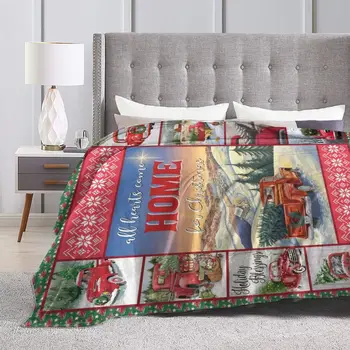 Фланелевое одеяло для рождественского подарка для детей, плед, прямоугольное одеяло для сна на диване, для пикника, большой плед, можно настроить по индивидуальному заказу