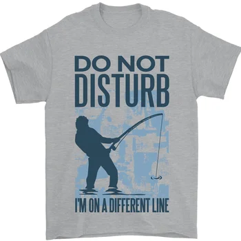 Футболка Fishing Do Not Disturb - Забавный рыбак из 100% хлопка