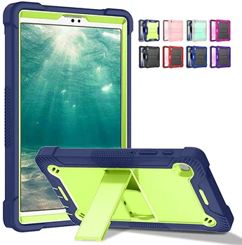Чехол для Samsung Galaxy Tab A8 10,5 2021 SM-X200 X205 A7 Lite SM-T220 T290 A10.1 SM-T510 T500 Детский Противоударный чехол-подставка PC + TPU