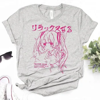 футболка с принтом y2k, женские дизайнерские забавные футболки с аниме, женская одежда с комиксами harajuku